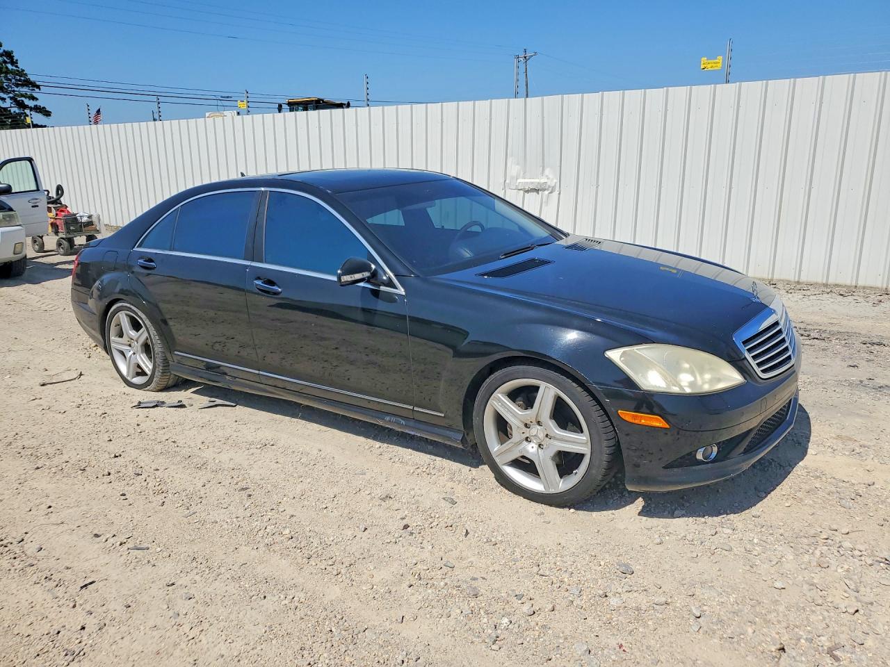 2008 Mercedes-benz S 550 Black vin: WDDNG71X78A230815
