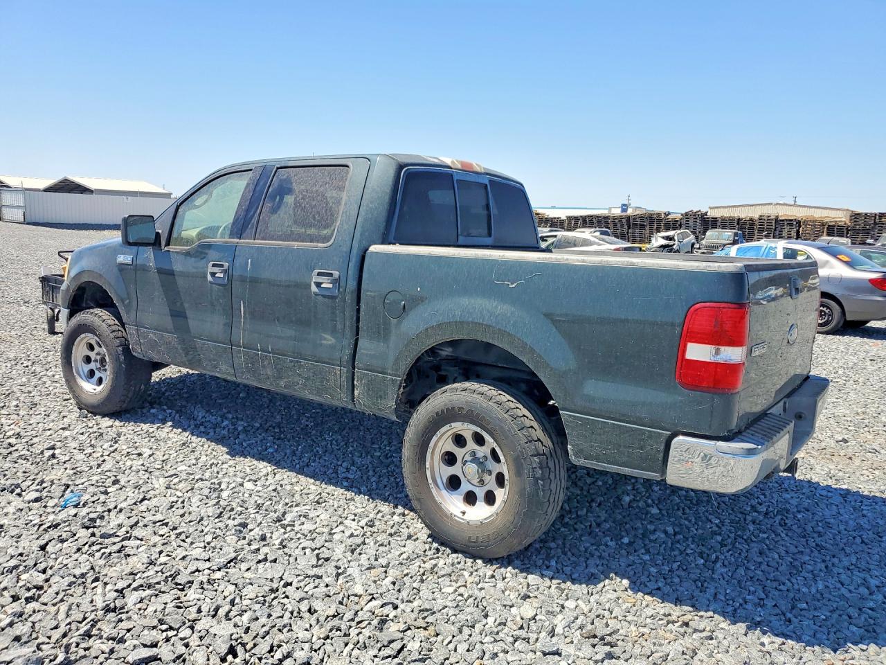 2004 Ford F150 Supercrew Green vin: 1FTPW14544KD41601