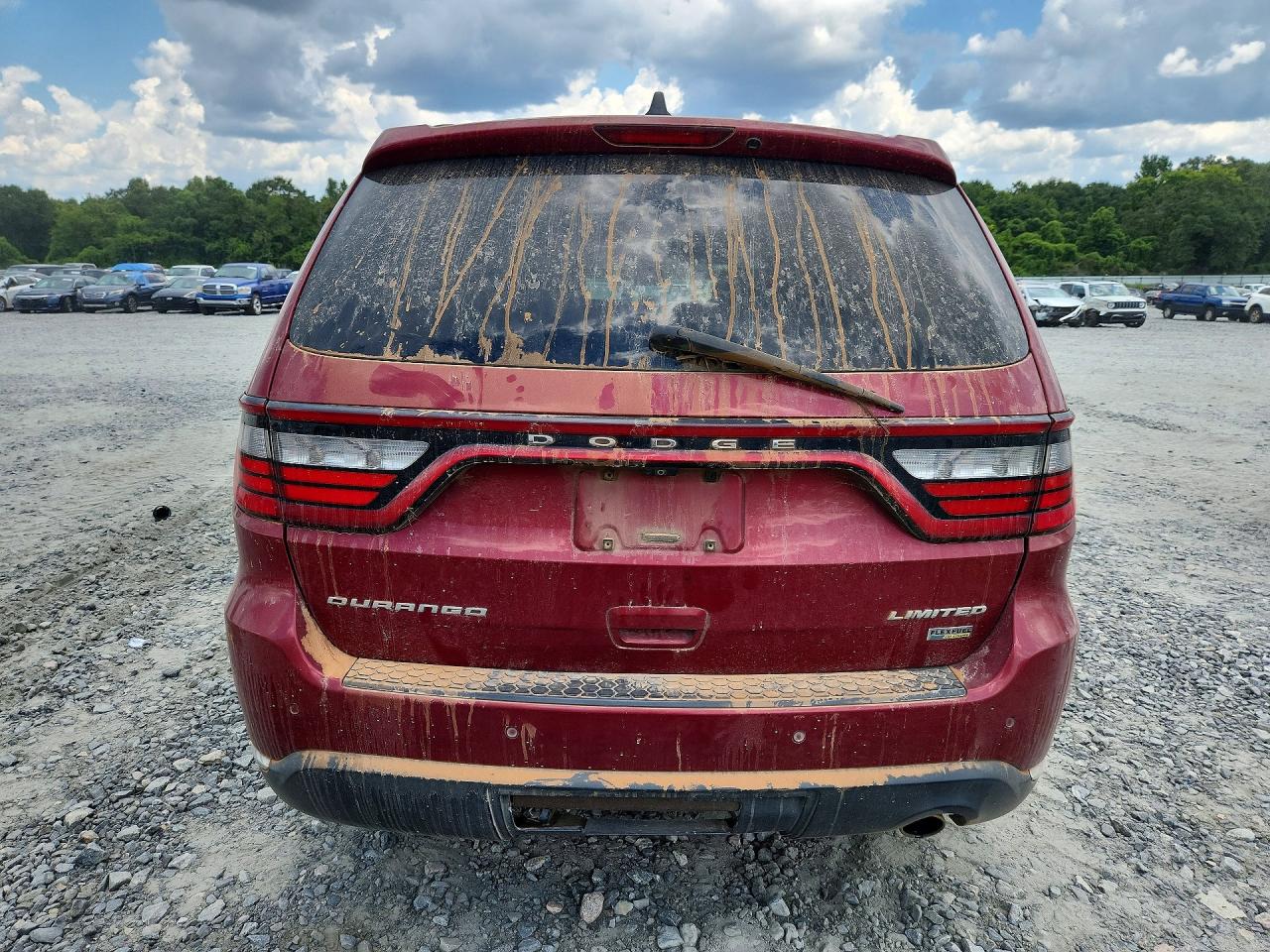 2014 Dodge Durango Limited Red vin: 1C4RDHDG0EC390816