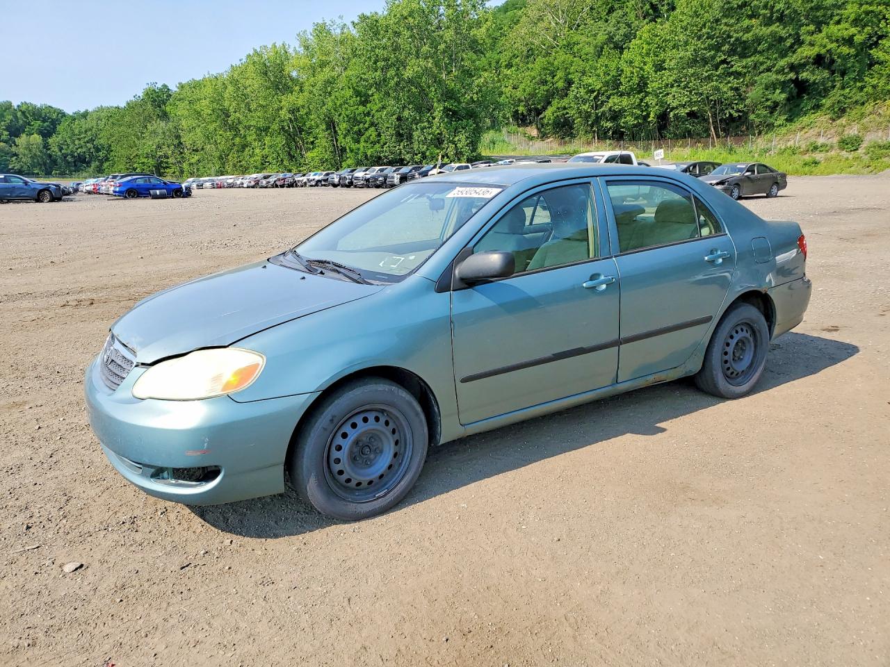 2005 Toyota Corolla Ce Green vin: 2T1BR32E95C493294