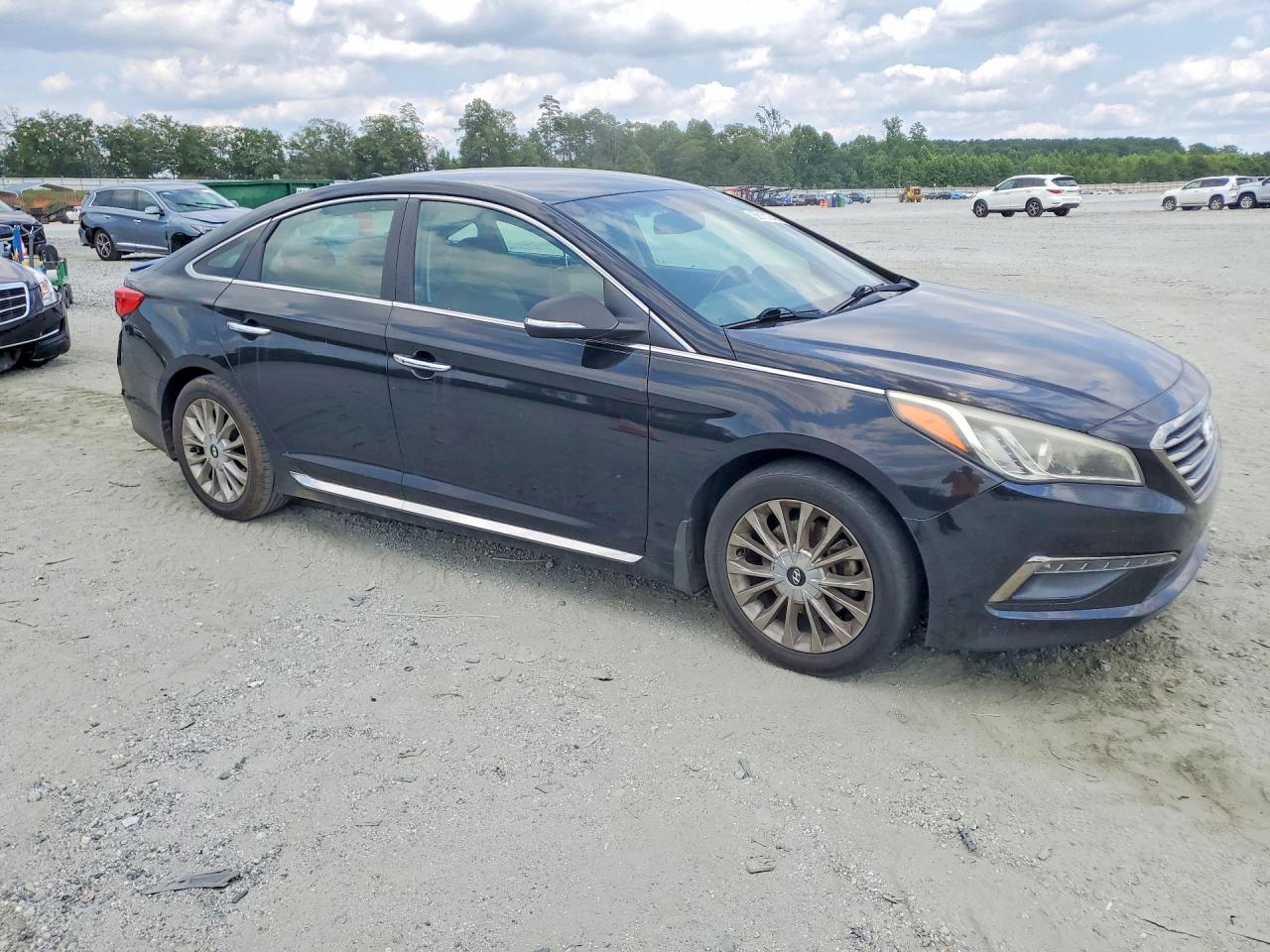 2015 Hyundai Sonata Limited Black vin: 5NPE34AF9FH238156