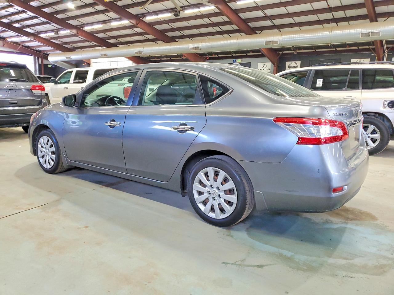 2015 Nissan Sentra Sv Gray vin: 3N1AB7AP1FL695705