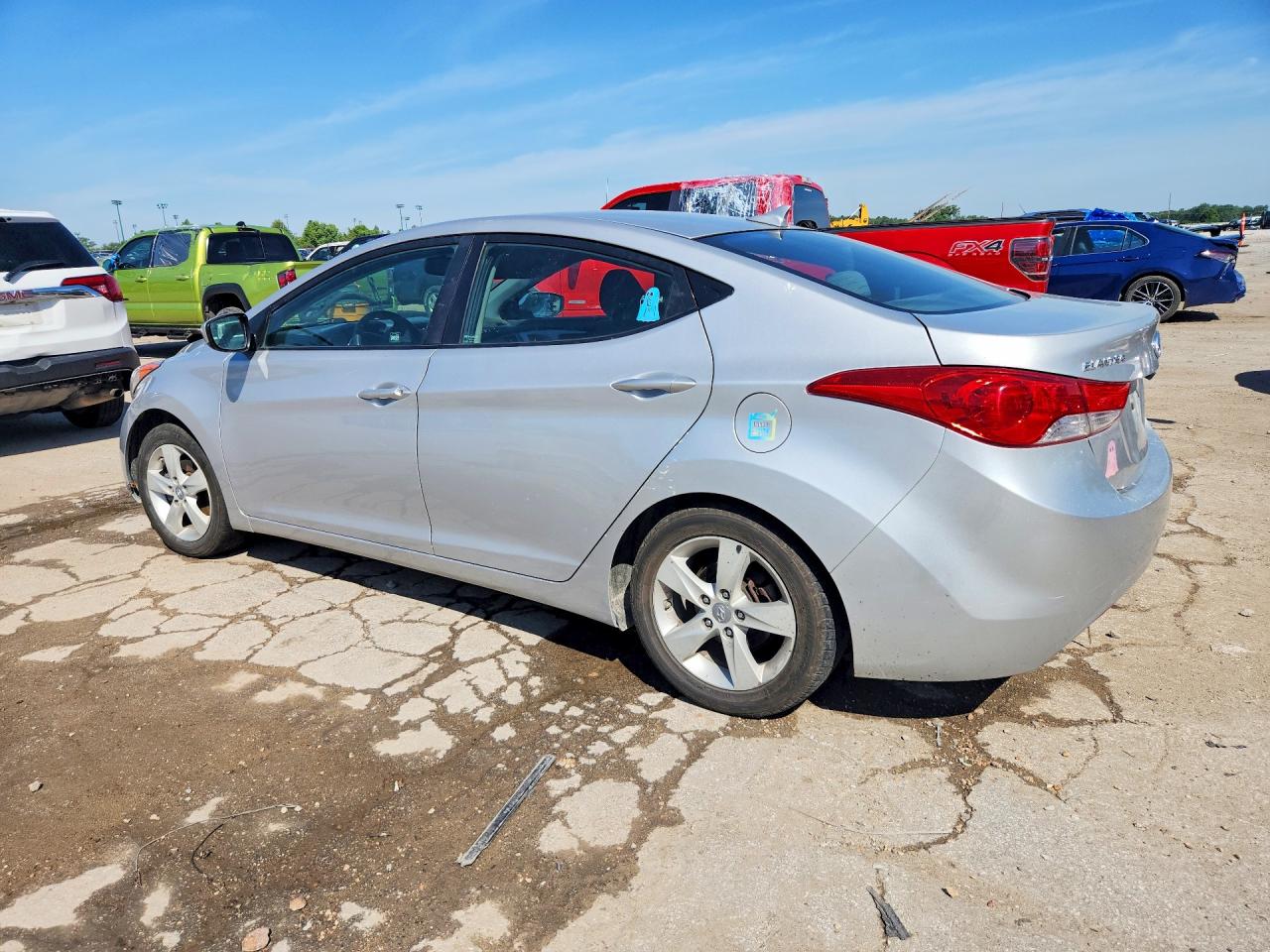 2013 Hyundai Elantra Gls Silver vin: KMHDH4AE3DU575036