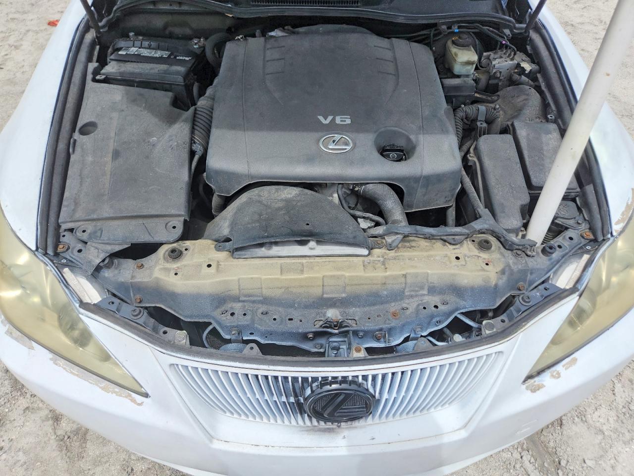 2007 Lexus Is 250 Base Белый vin: JTHBK262372053070