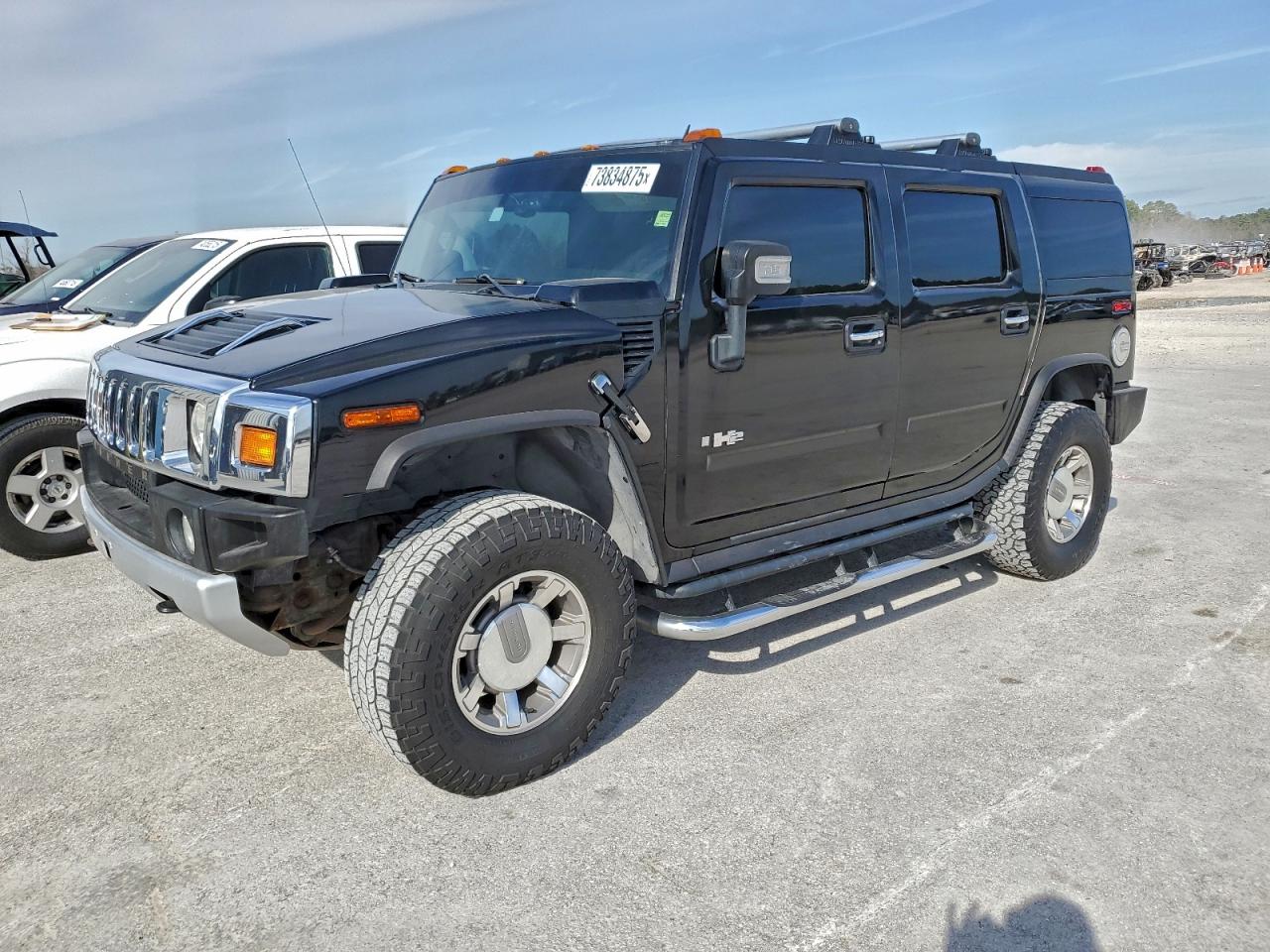 2008 Hummer H2 Черный vin: 5GRGN23828H109469