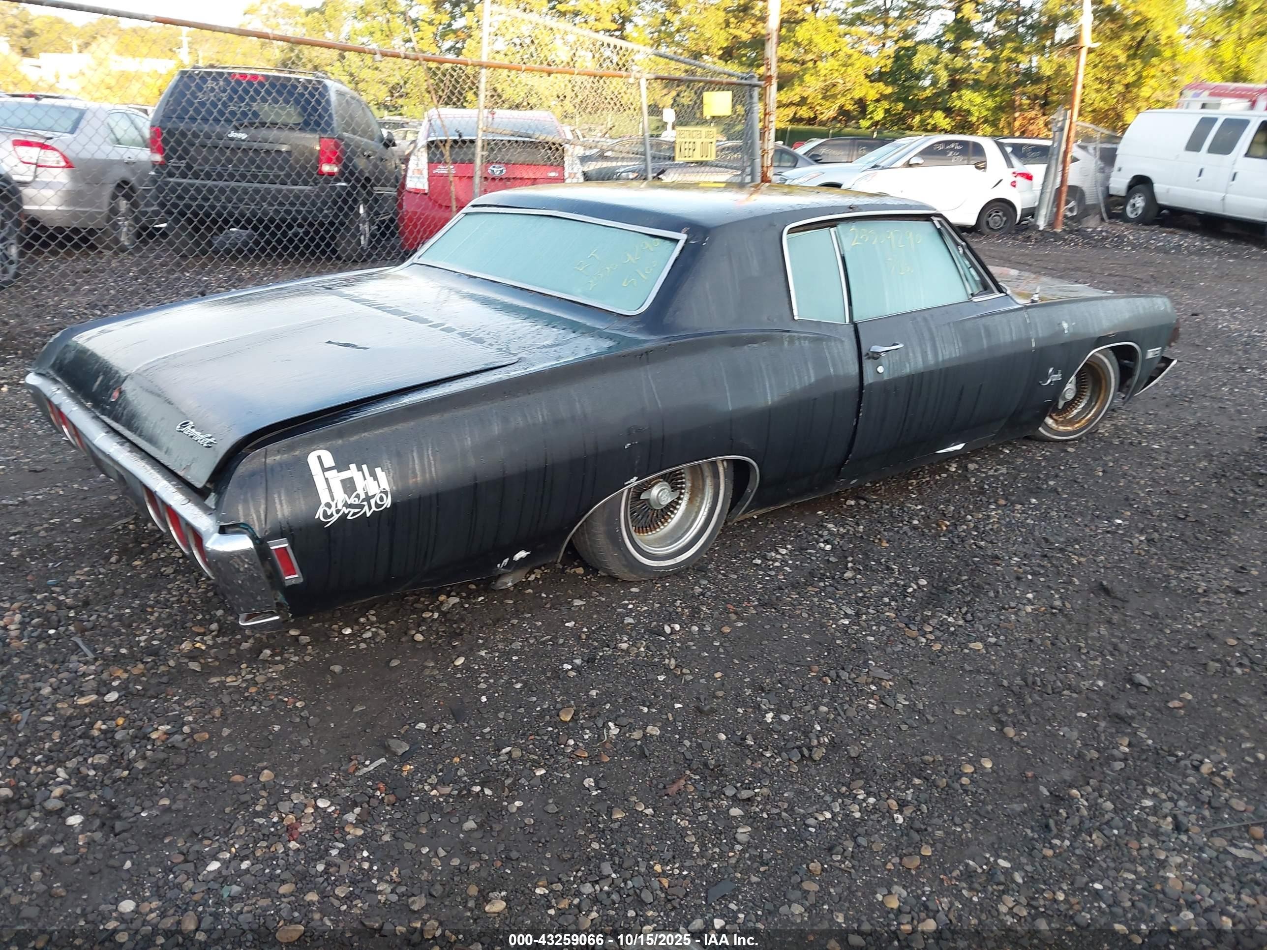 1968 Chevrolet Impala   Черный vin: 164478C103800    