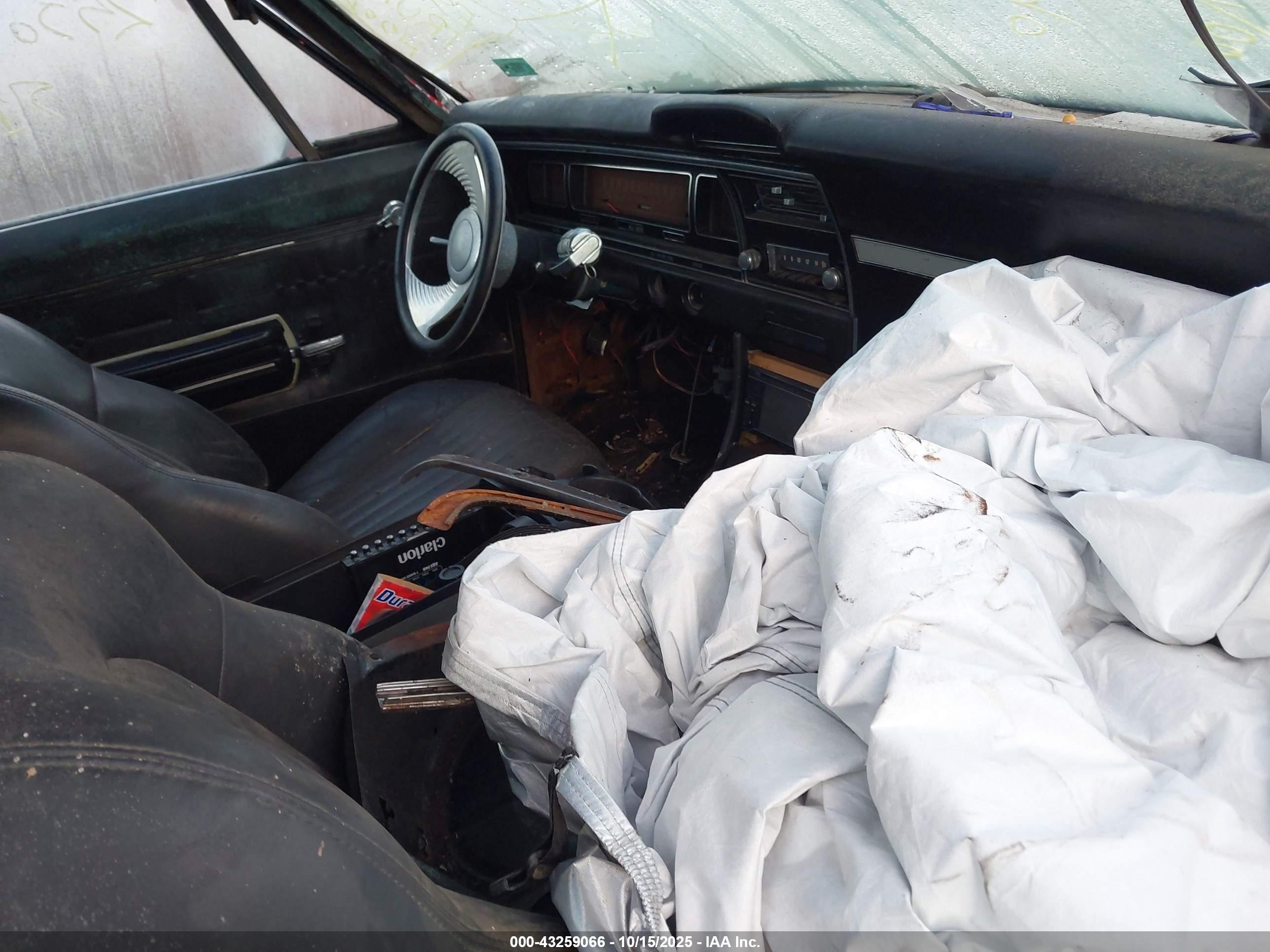 1968 Chevrolet Impala   Черный vin: 164478C103800    
