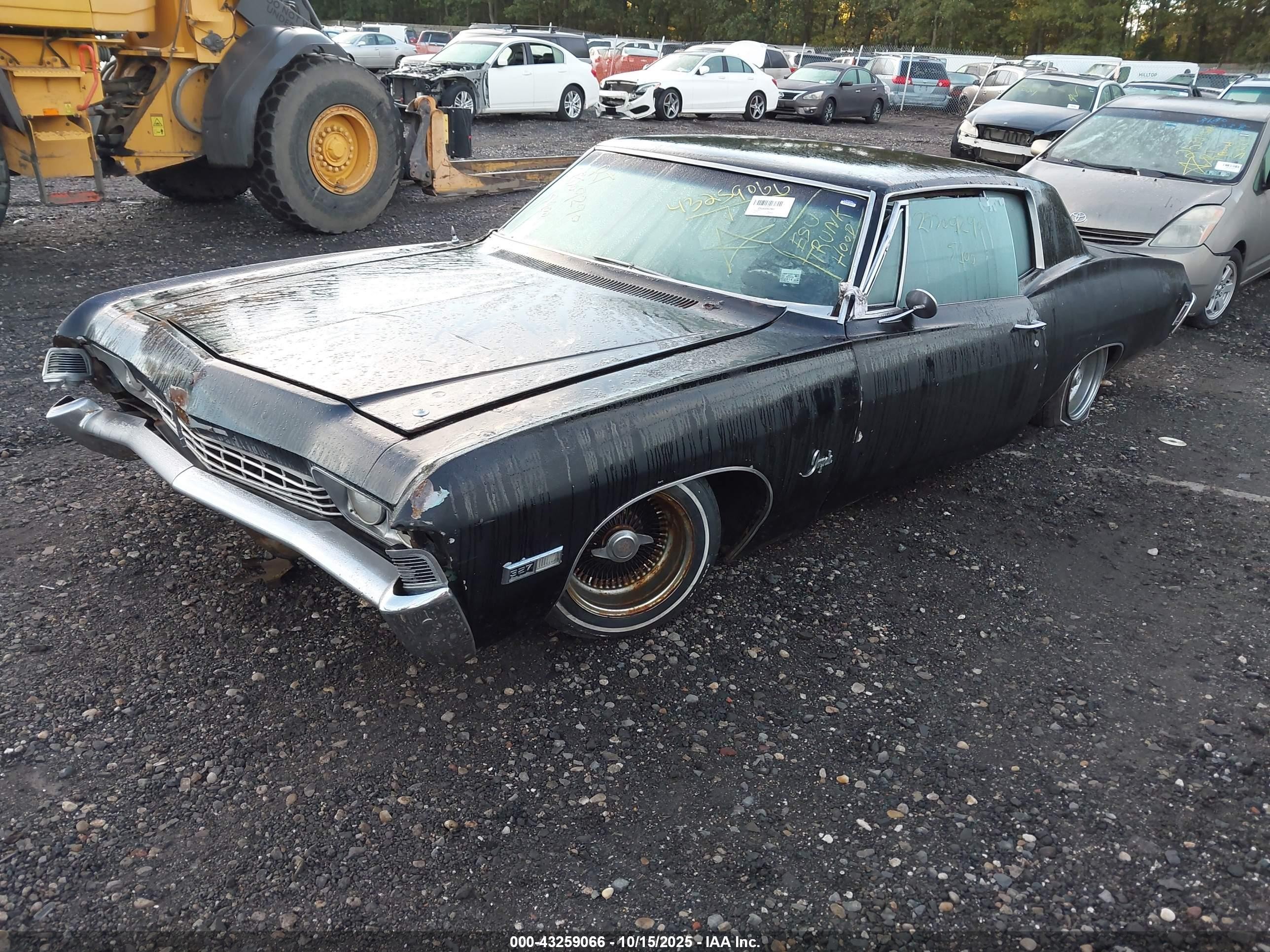 1968 Chevrolet Impala   Черный vin: 164478C103800    
