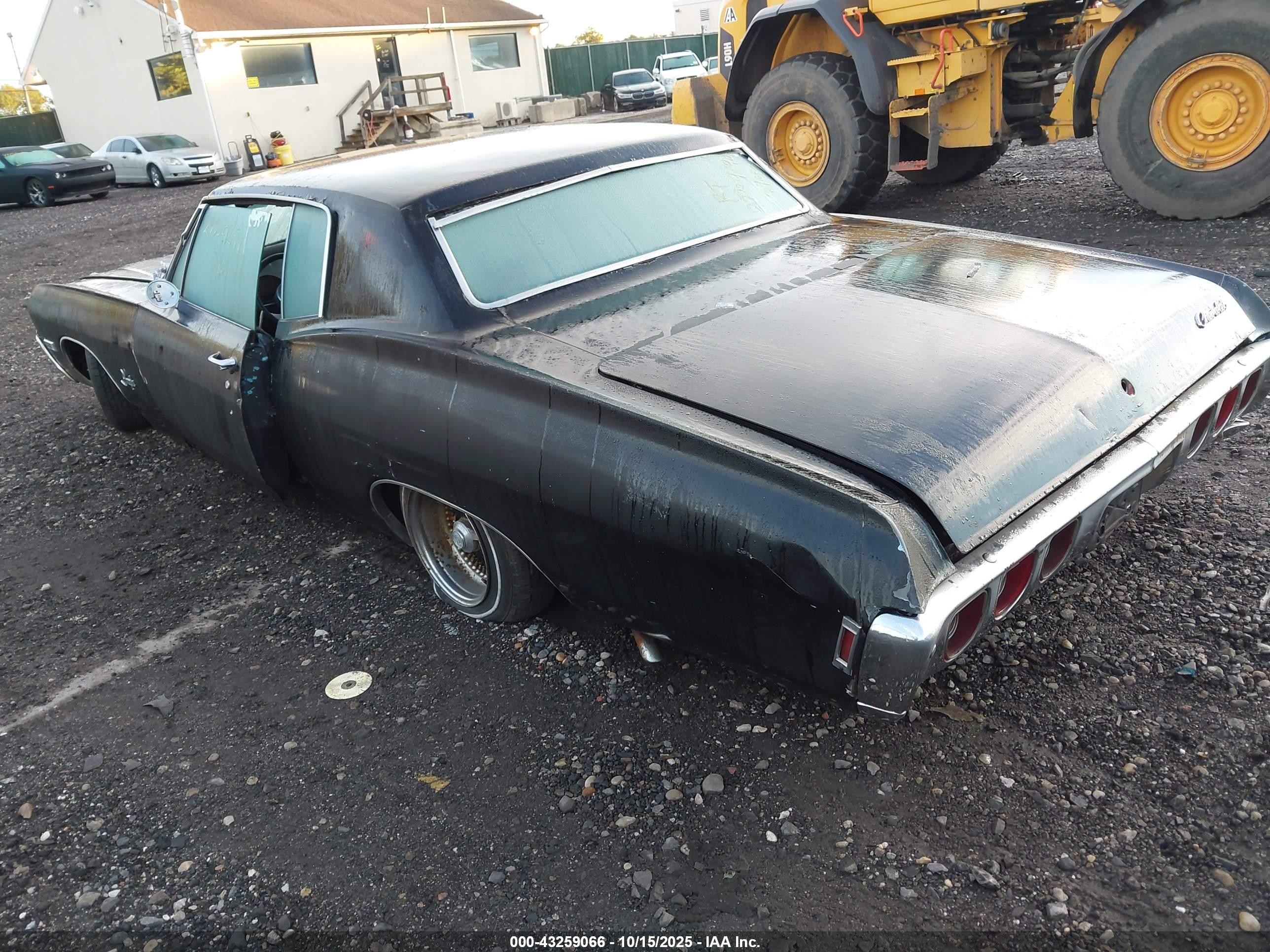 1968 Chevrolet Impala   Черный vin: 164478C103800    