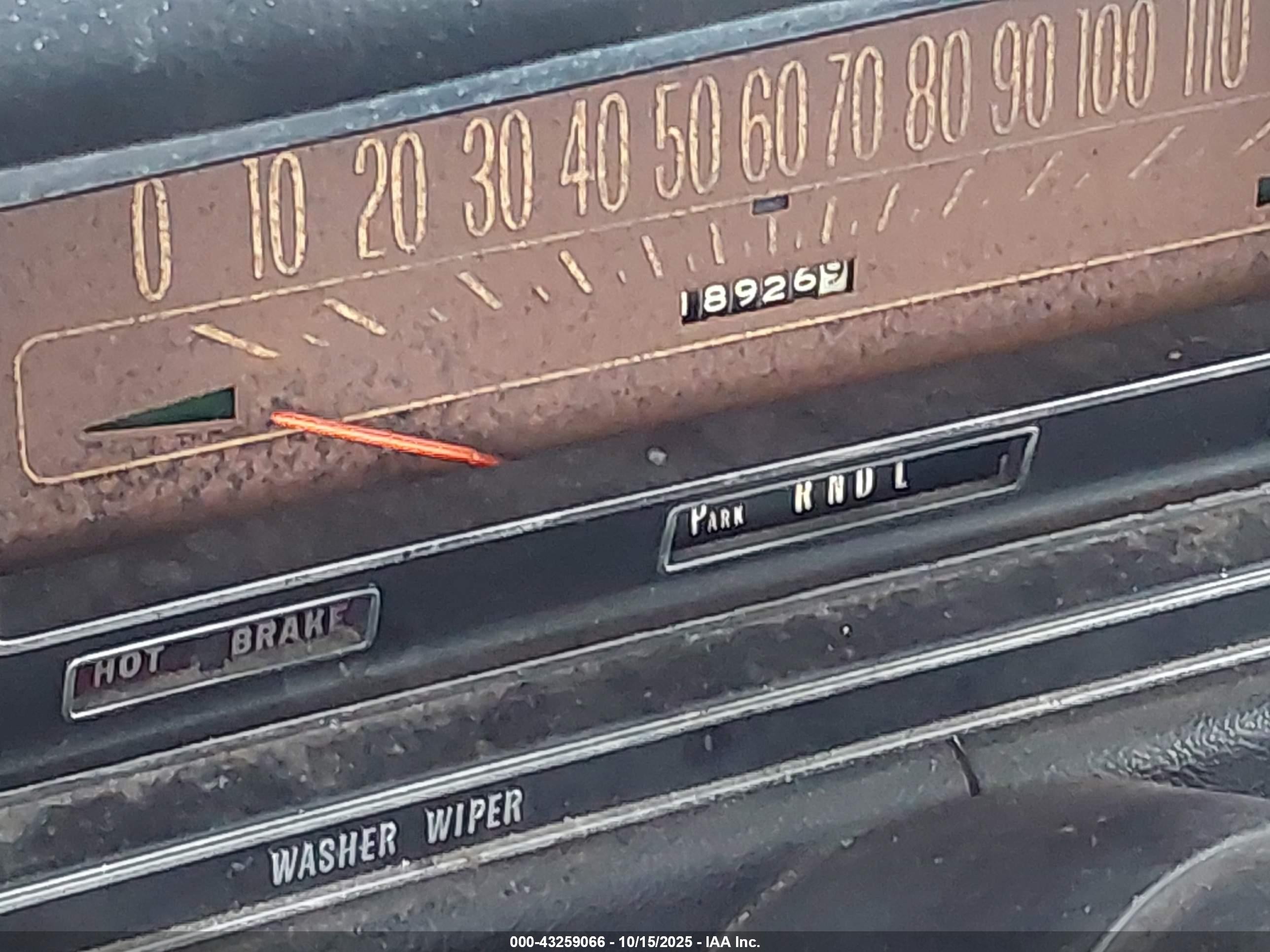 1968 Chevrolet Impala   Черный vin: 164478C103800    