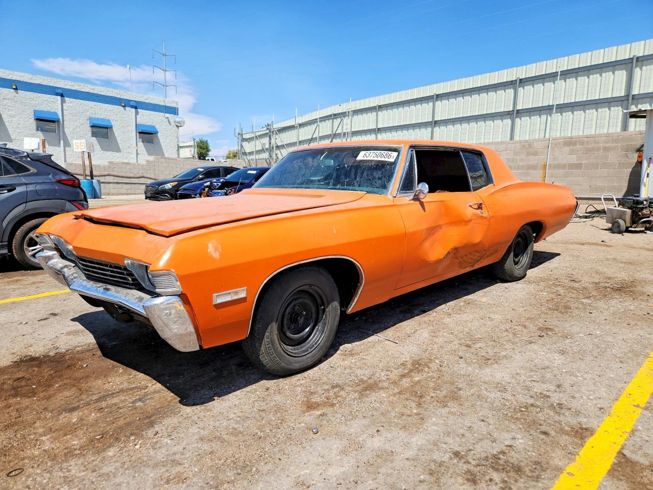 1968 Chev Impala Orange vin: 164478C112689