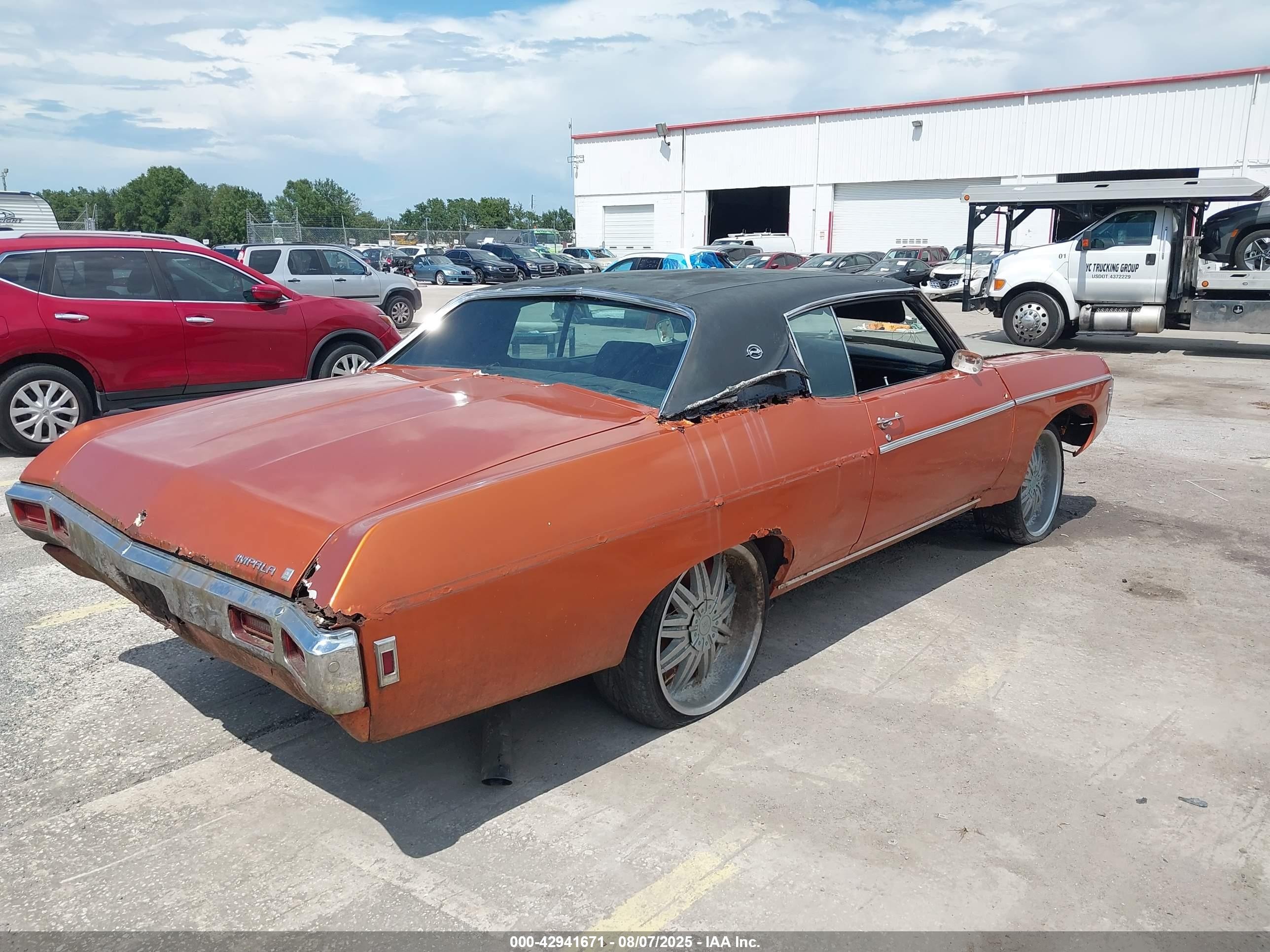 1969 Chevrolet Impala   Оранжевый vin: 164479D034946    