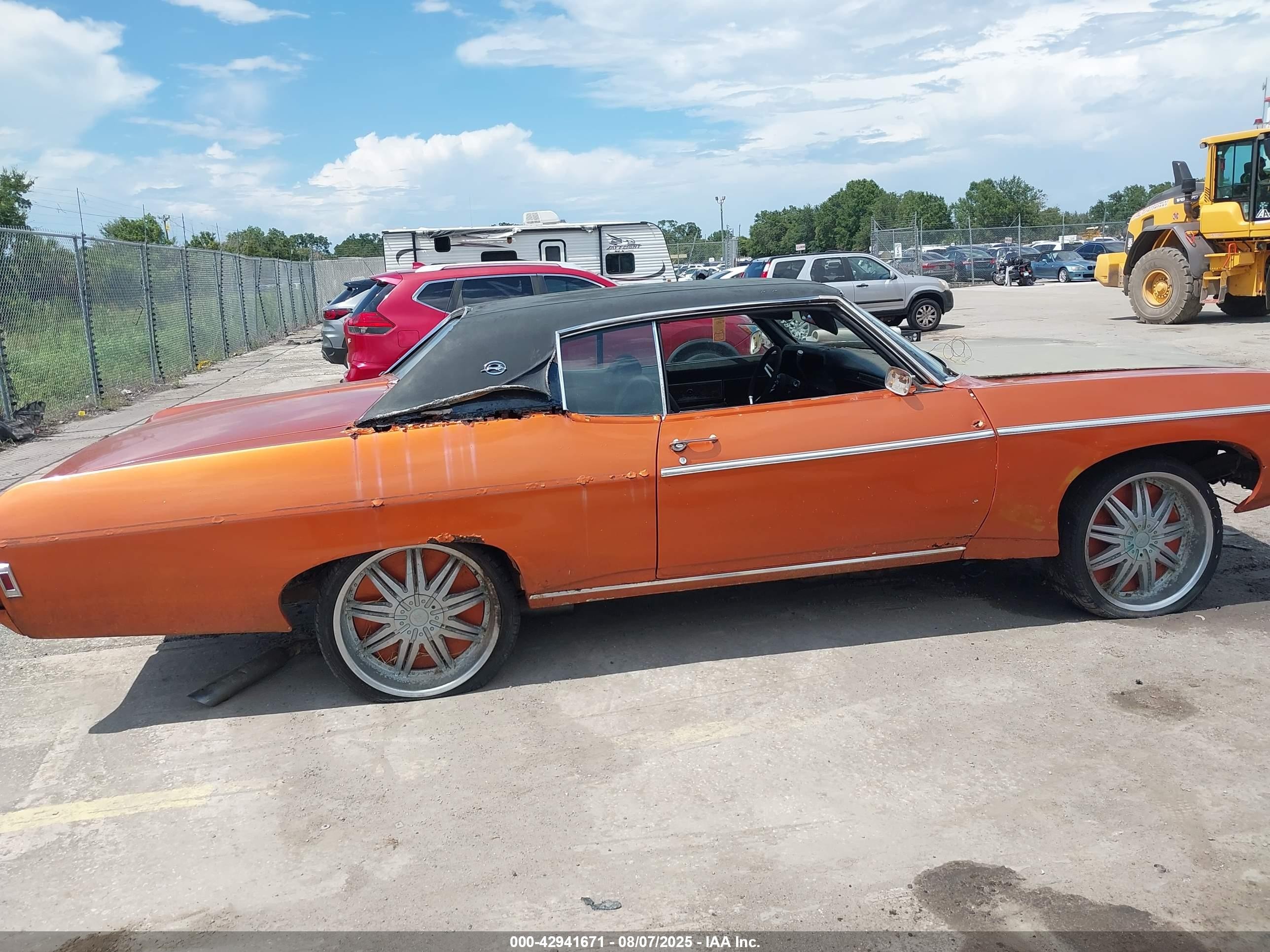 1969 Chevrolet Impala   Оранжевый vin: 164479D034946    