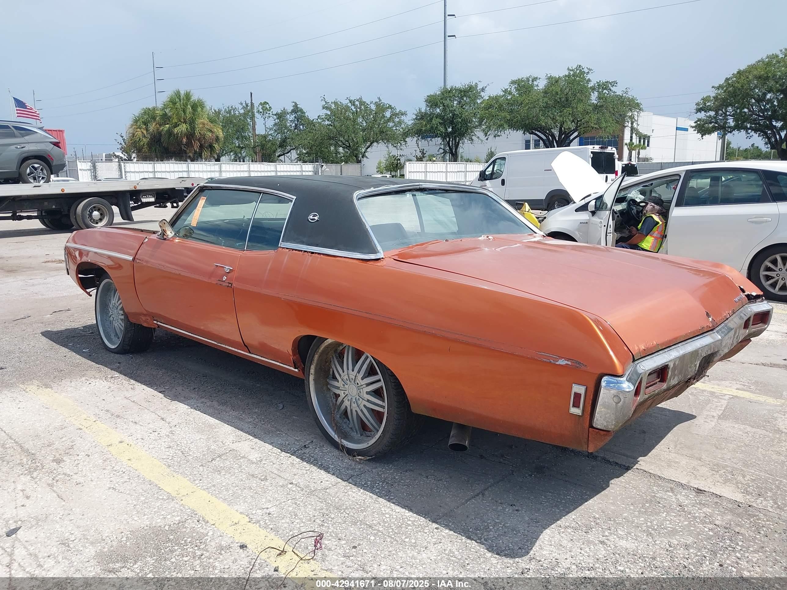 1969 Chevrolet Impala   Оранжевый vin: 164479D034946    