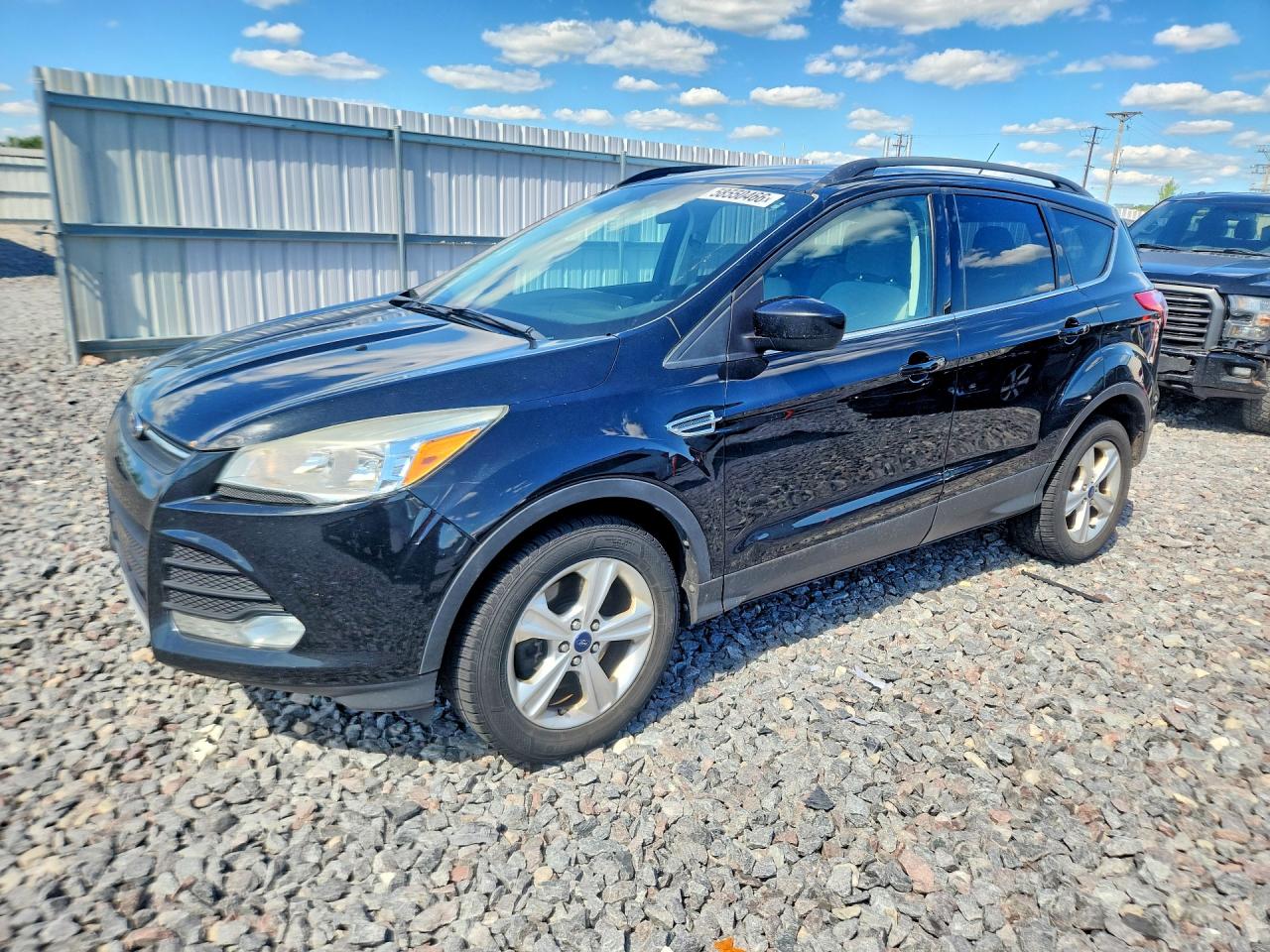 2014 Ford Escape Se Black vin: 1FMCU9G92EUD59887