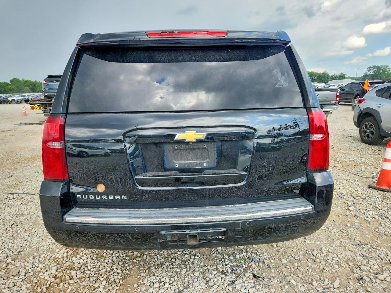 2015 Chevrolet Suburban K1500 Ltz Black vin: 1GNSKKKC9FR608424