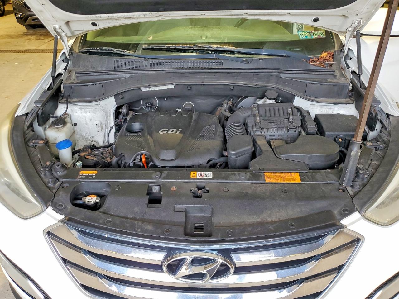 2013 Hyundai Santa Fe Sport 2.4l White vin: 5XYZUDLB2DG023540