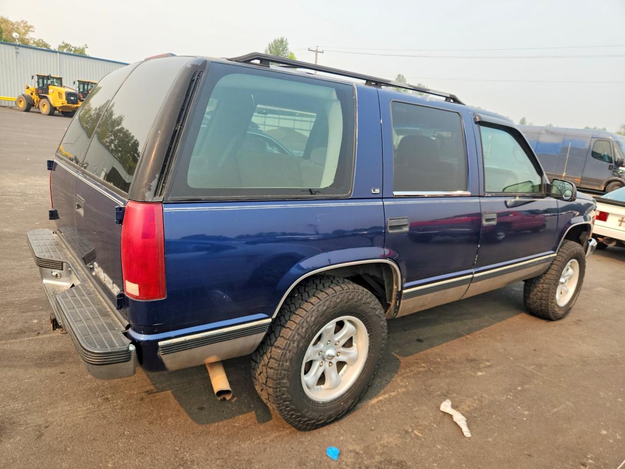 1999 Chevrolet Tahoe K1500 Blue vin: 1GNEK13R4XJ535098