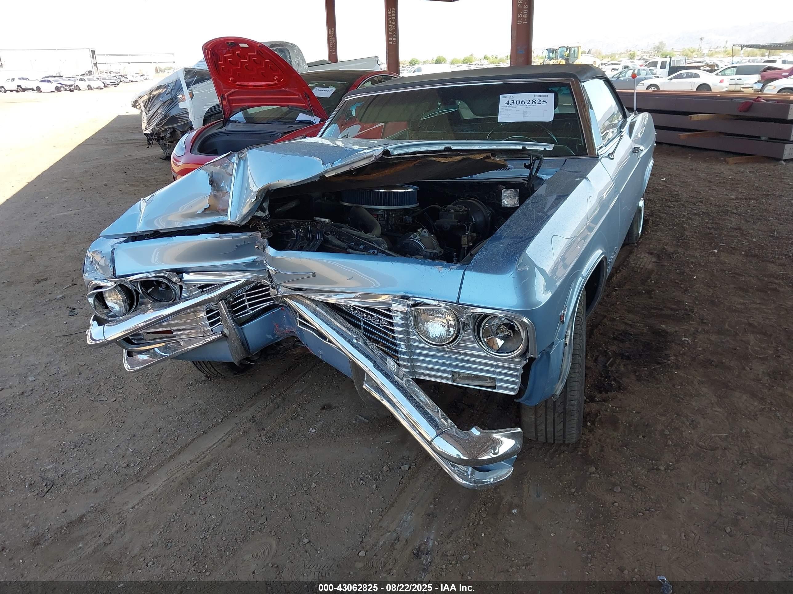 1965 Chevrolet Impala   Blue vin: 164675L219505    