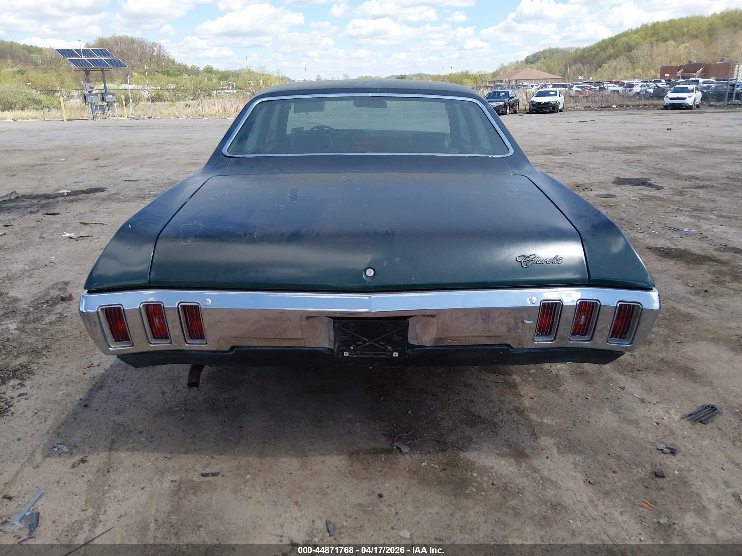 1970 Chevrolet Impala   Зеленый vin: 164690Y132942    