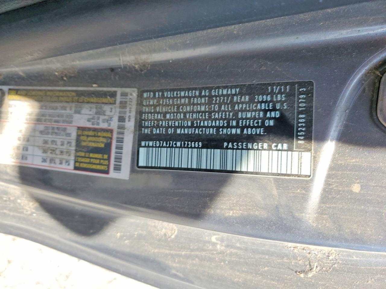 2012 Volkswagen Gti Серый vin: WVWED7AJ7CW173669