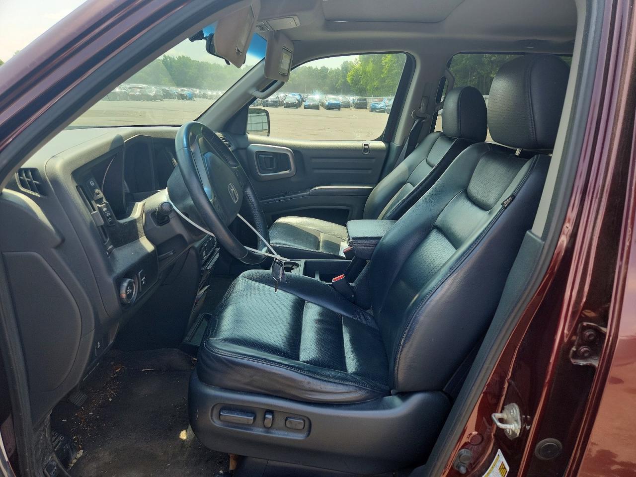 2012 Honda Ridgeline Rtl Maroon vin: 5FPYK1F55CB454179