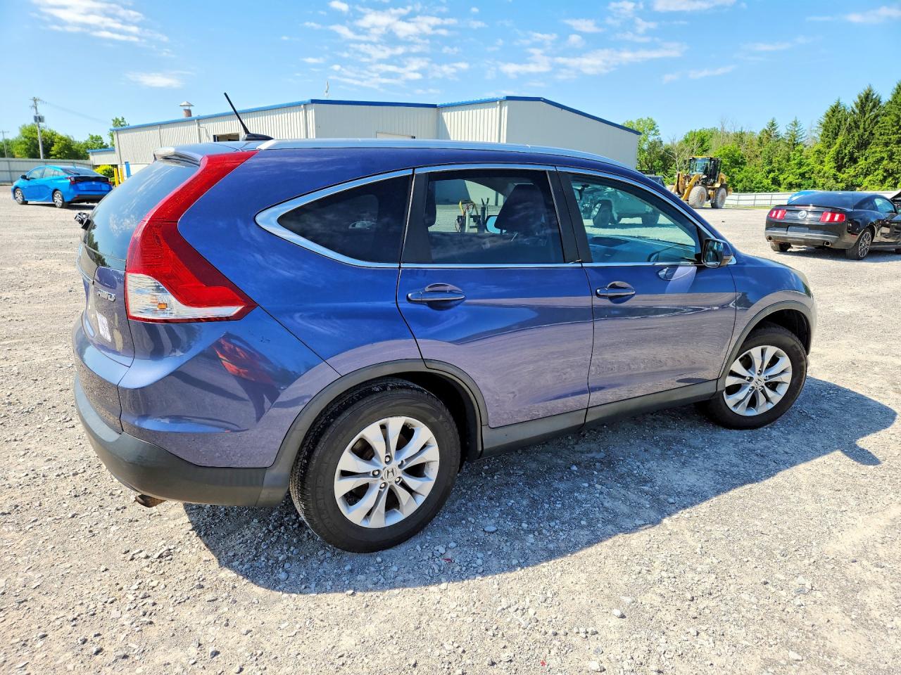 2013 Honda Cr-v Exl Blue vin: 2HKRM4H78DH678122