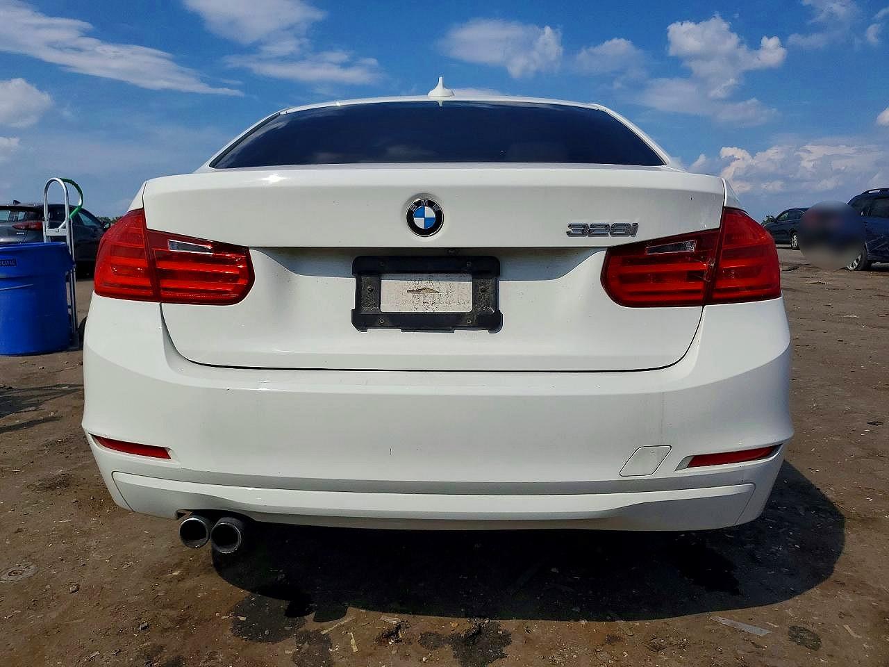 2013 Bmw 328 I White vin: WBA3A5C56DF602240