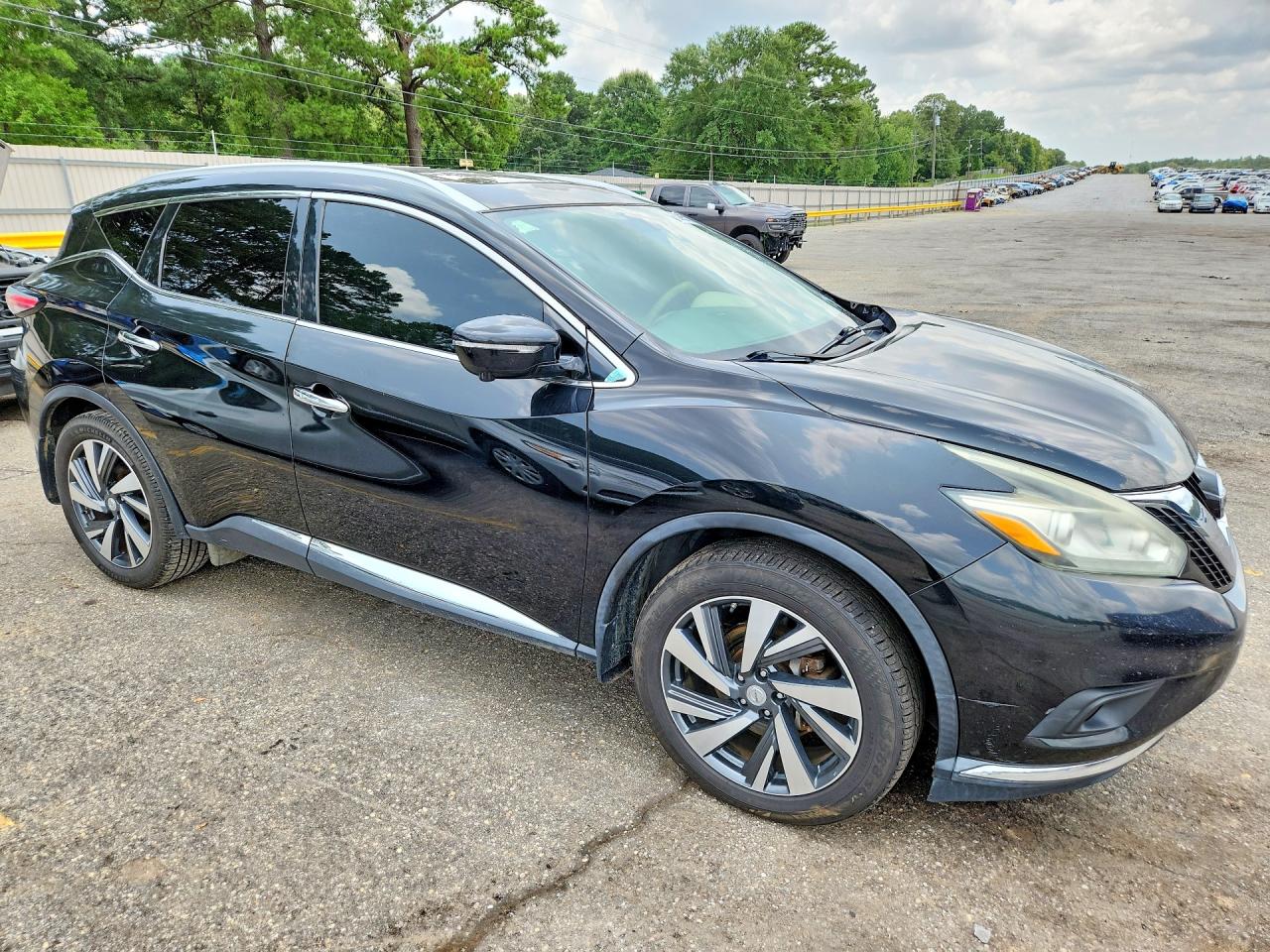 2015 Nissan Murano Platinum Черный vin: 5N1AZ2MG5FN206564