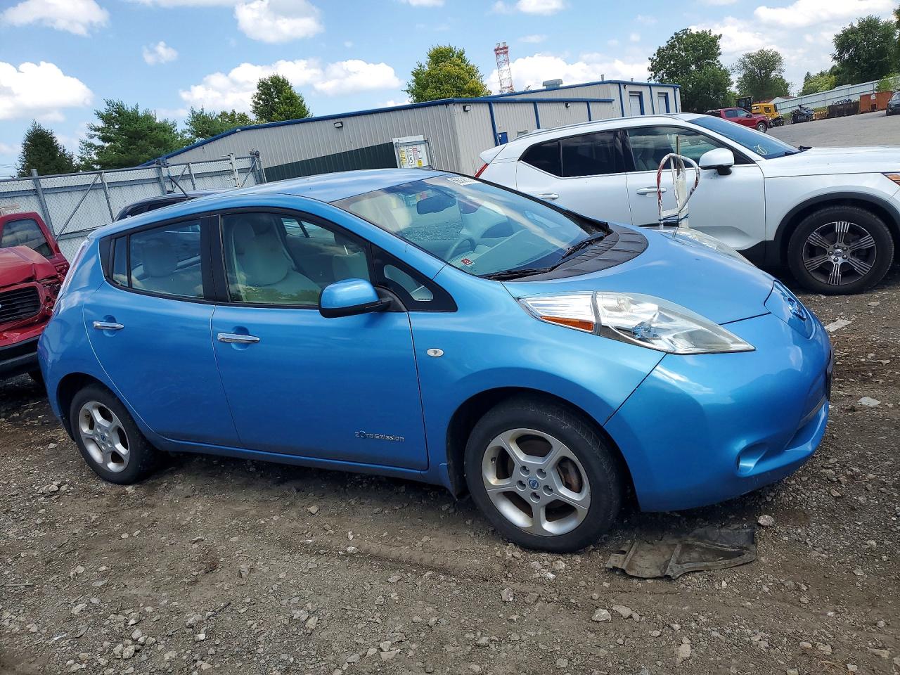 2012 Nissan Leaf Sv Blue vin: JN1AZ0CP2CT023871