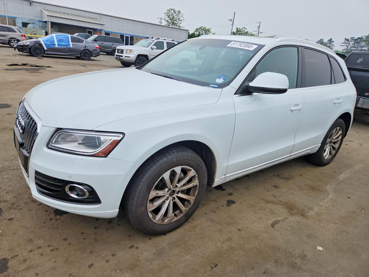2014 Audi Q5 Premium Plus White vin: WA1LFAFP8EA027772