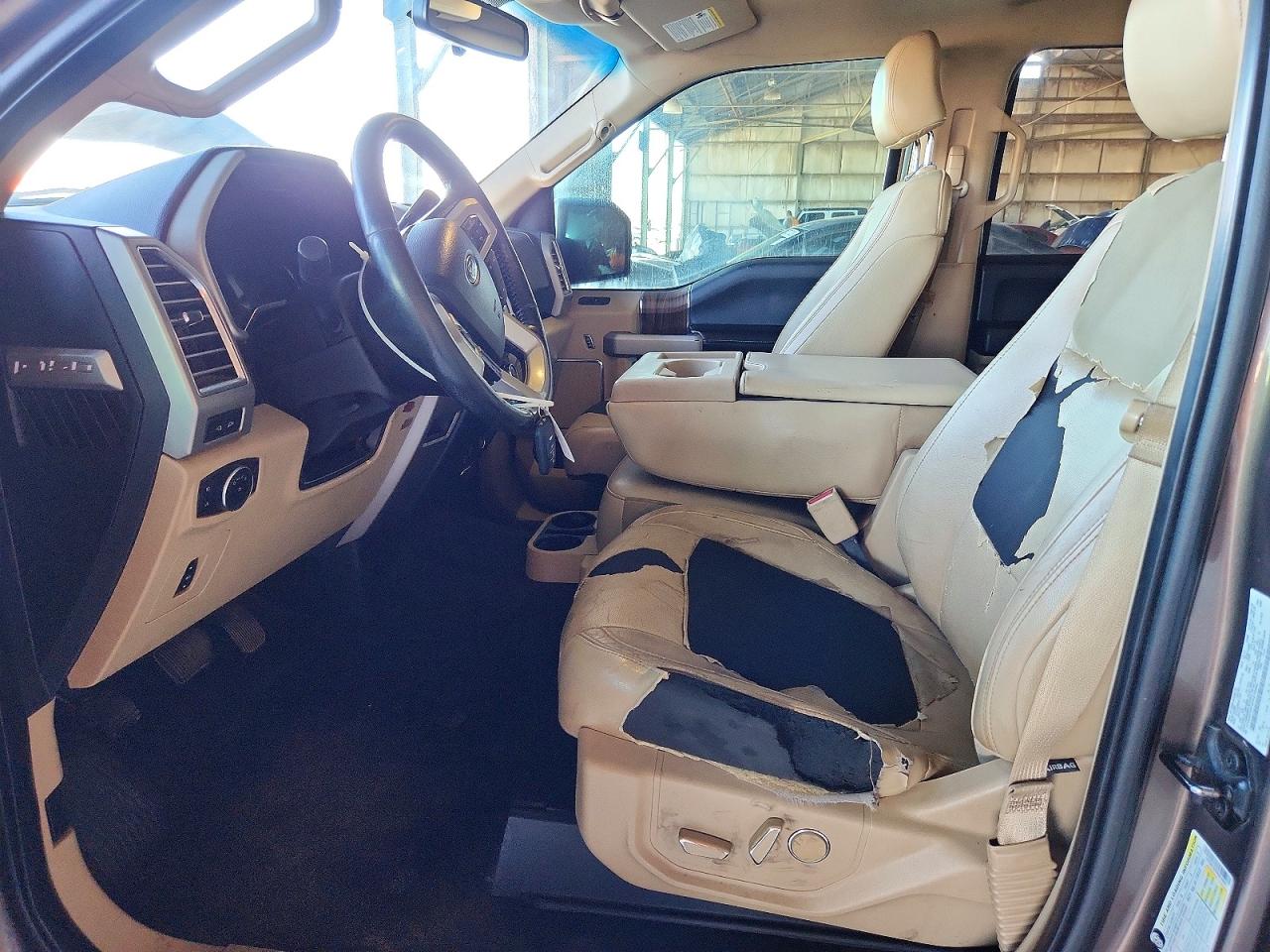 2015 Ford F150 Supercrew Коричневый vin: 1FTEW1EFXFKD19992