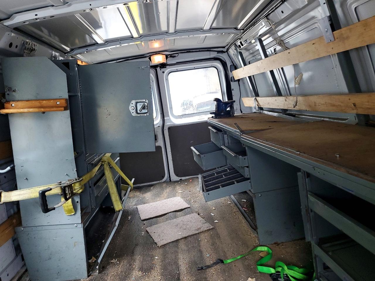 2014 Ford Econoline E250 Van White vin: 1FTNE2EW7EDA53701