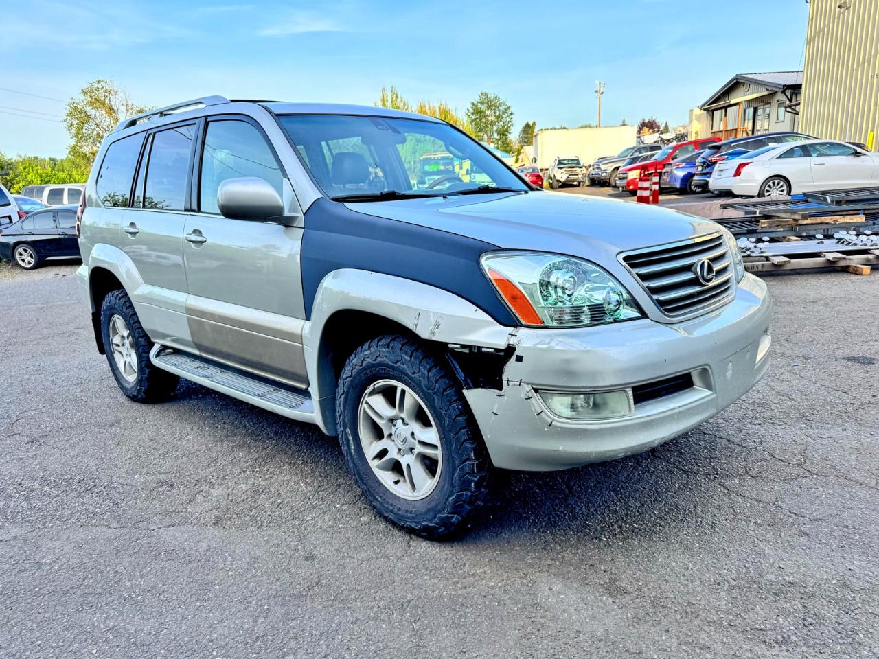 2003 Lexus Gx 470 Base Silver vin: JTJBT20X130004567