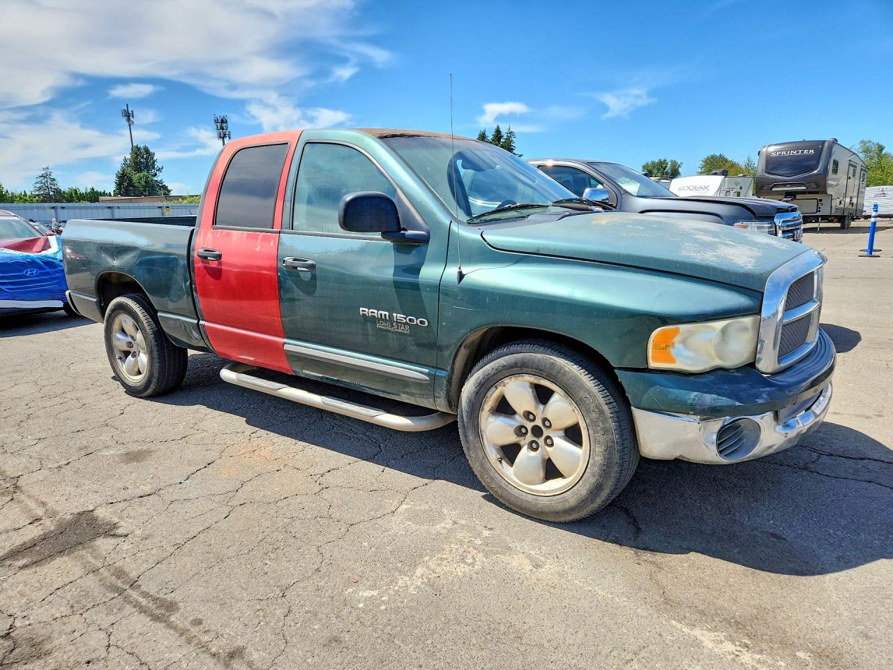 2002 Dodge Ram 1500 Green vin: 1D7HA18Z92S689333