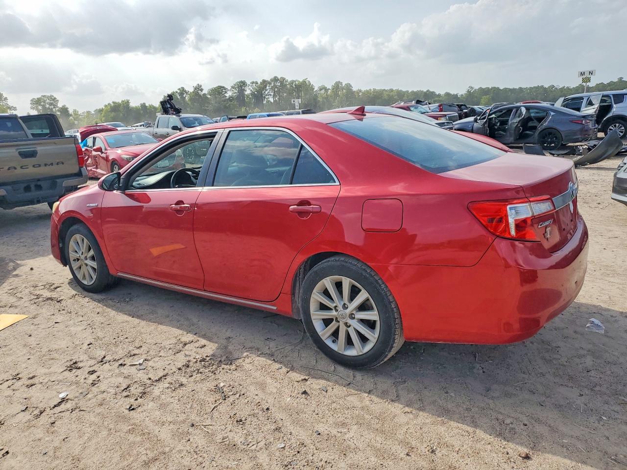 2012 Toyota Camry Hybrid Xle Red vin: 4T1BD1FK8CU022333