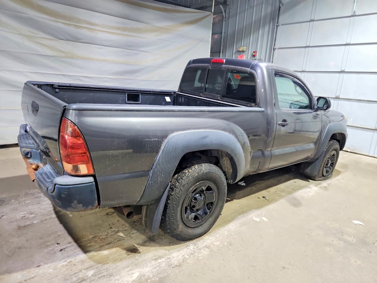 2012 Toyota Tacoma Base Gray vin: 5TFPX4EN6CX010484