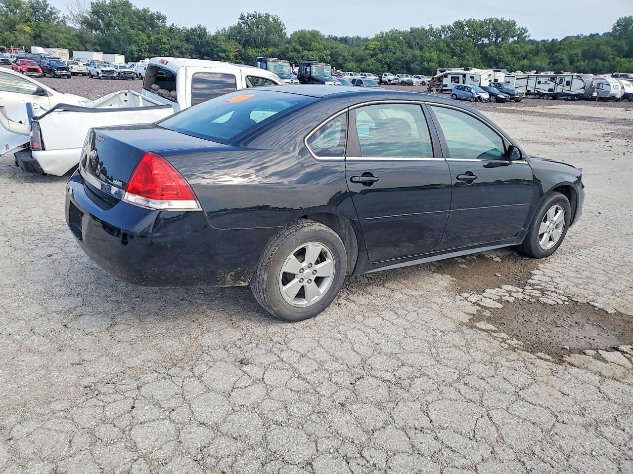 2010 Chevrolet Impala Lt Black vin: 2G1WB5EK1A1230771