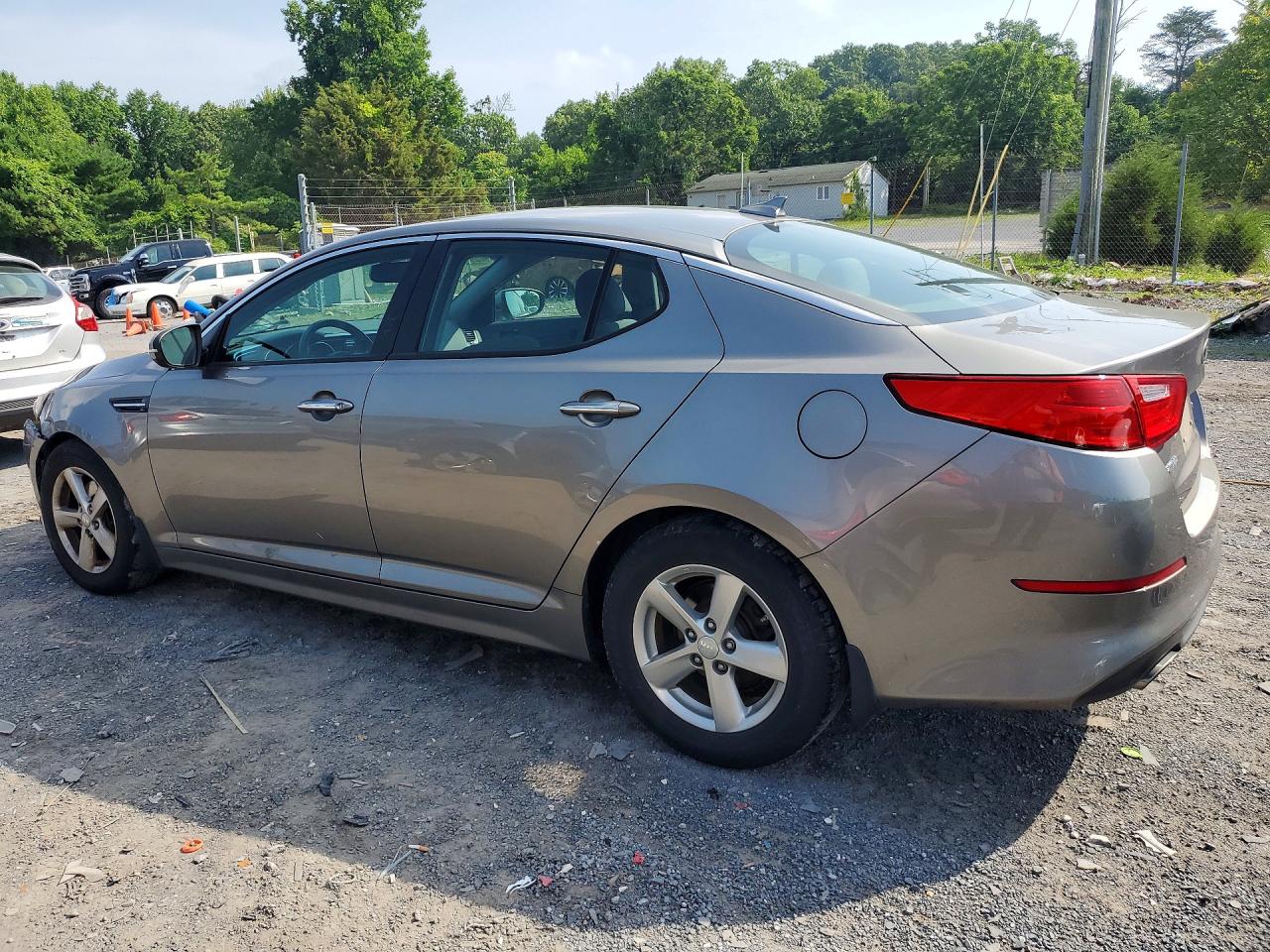 2015 Kia Optima Lx Gray vin: 5XXGM4A78FG515969