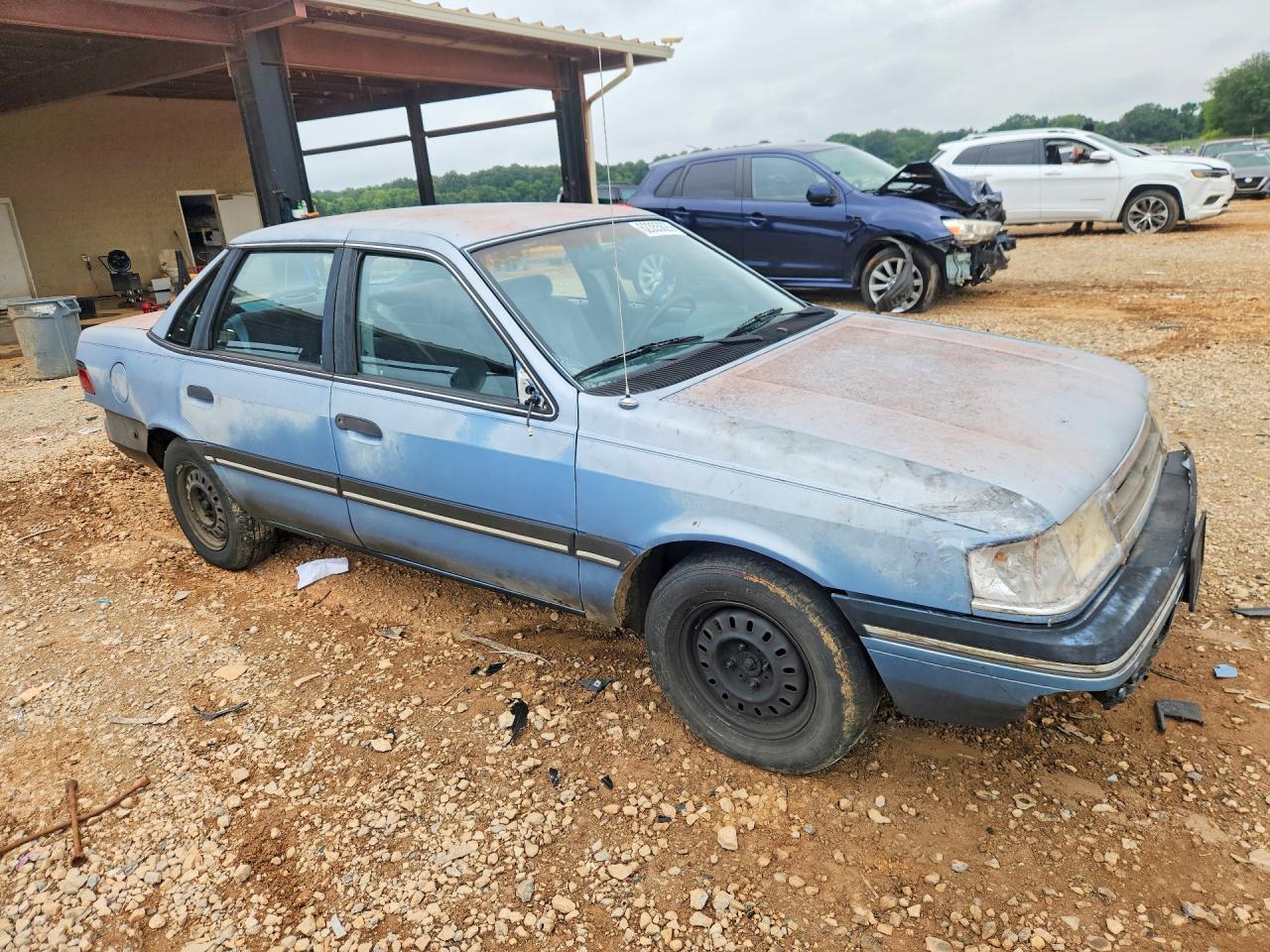 1990 Ford Tempo Gl Синий vin: 1FAPP36X4LK144276