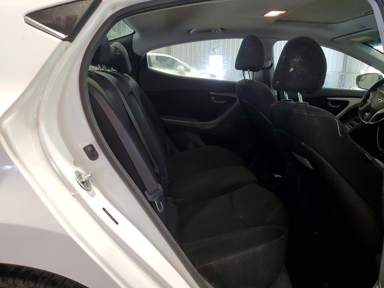2015 Hyundai Elantra Se White vin: 5NPDH4AE0FH643746