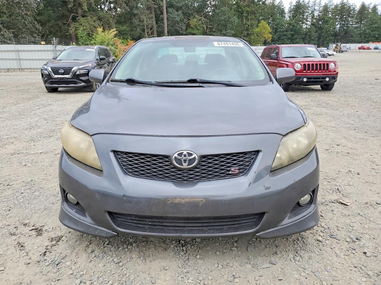 2009 Toyota Corolla S Gray vin: 2T1BU40E49C063699