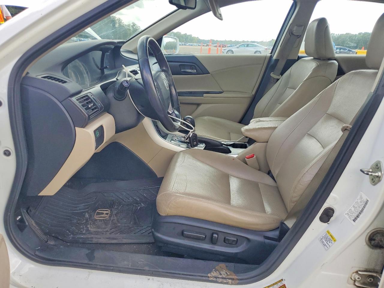 2013 Honda Accord Exl White vin: 1HGCR2F88DA059066