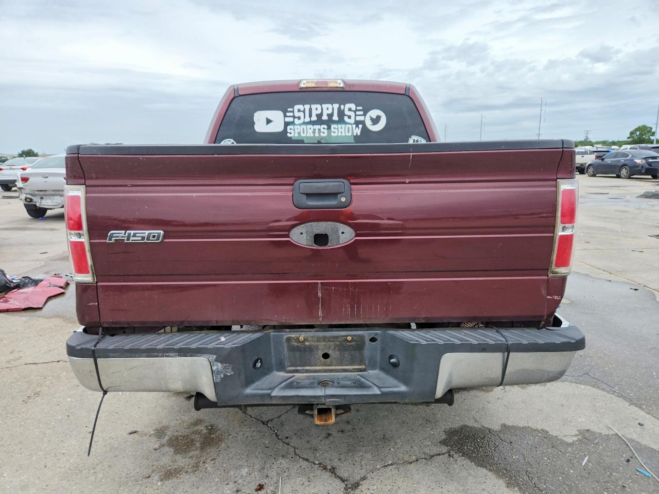 2010 Ford F150 Supercrew Red vin: 1FTEW1C89AKB59844