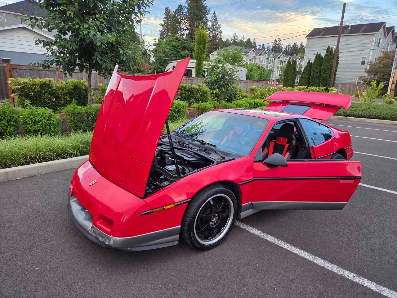 1986 Pontiac Fiero Gt Red vin: 1G2PG9797GP281044