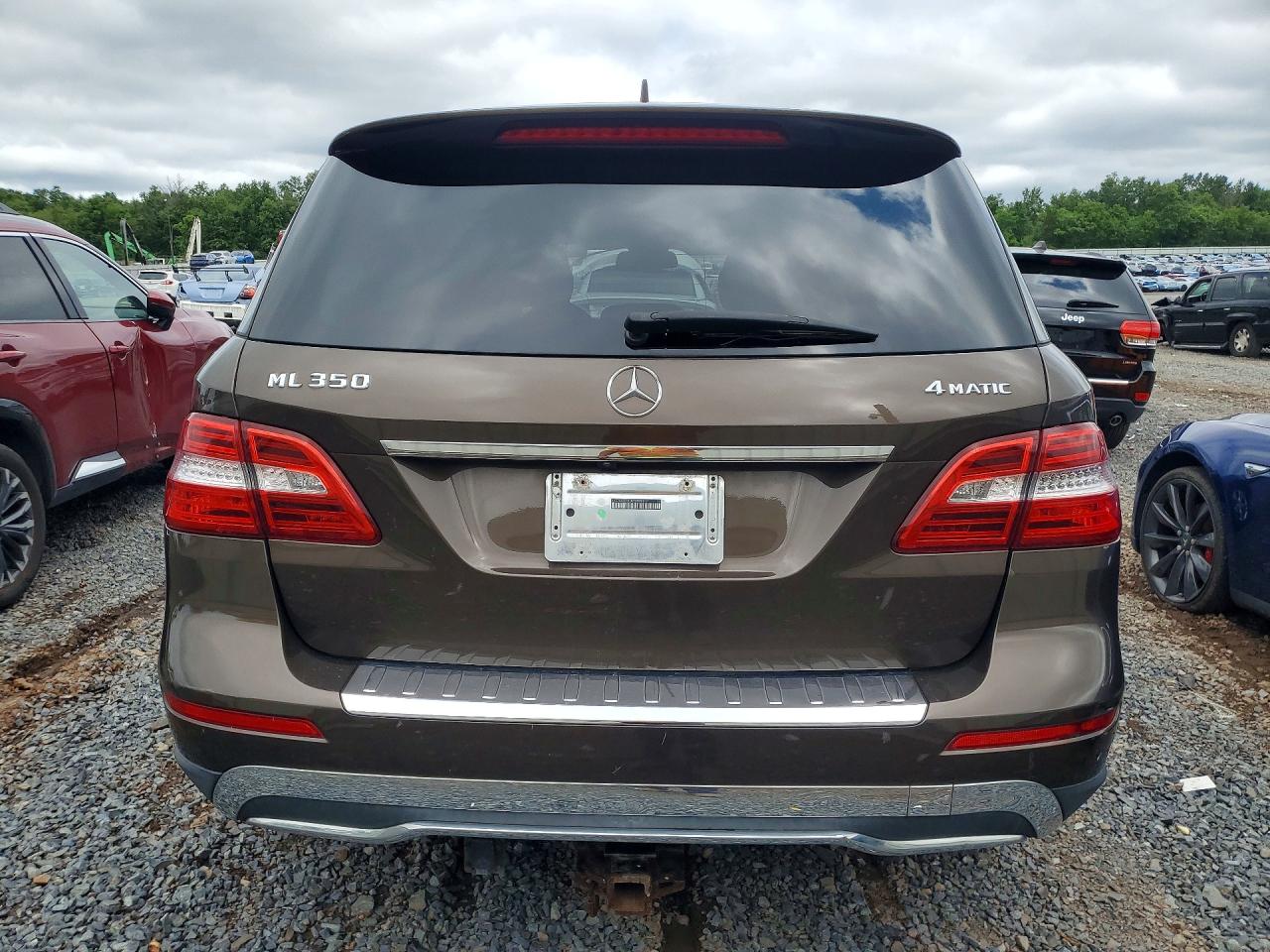 2012 Mercedes-benz Ml 350 4matic Brown vin: 4JGDA5HB2CA024991