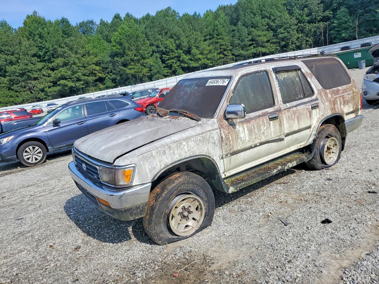 1992 Toyota 4runner Sr5 V6 White vin: JT3VN39W4N0080589