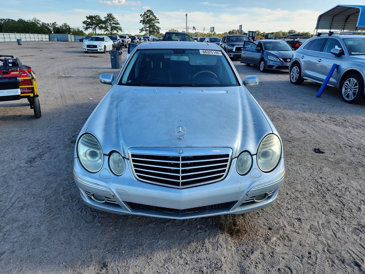2007 Mercedes-benz E 350 Silver vin: WDBUF56XX7B153855