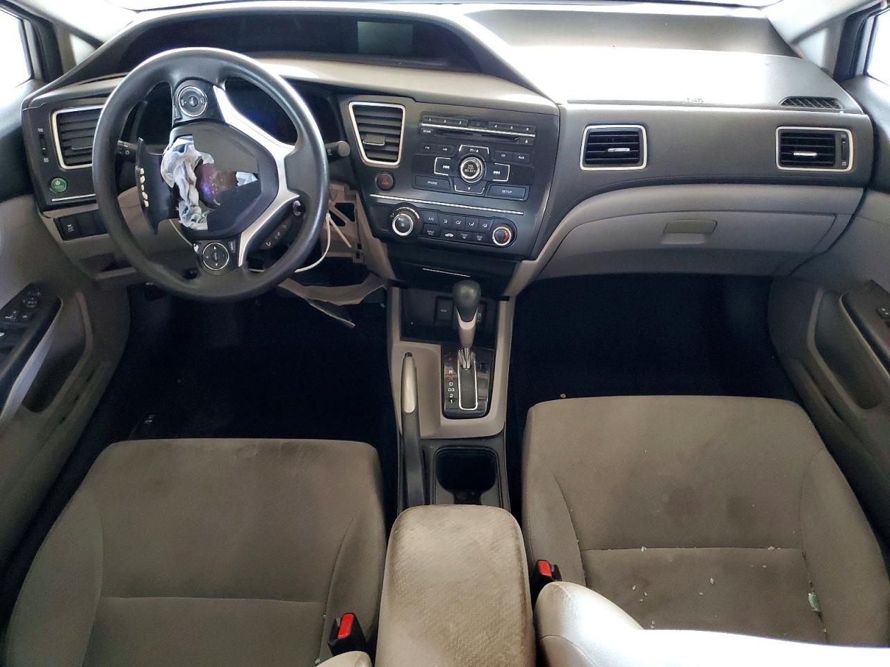 2013 Honda Civic Lx Silver vin: 2HGFB2F50DH300398