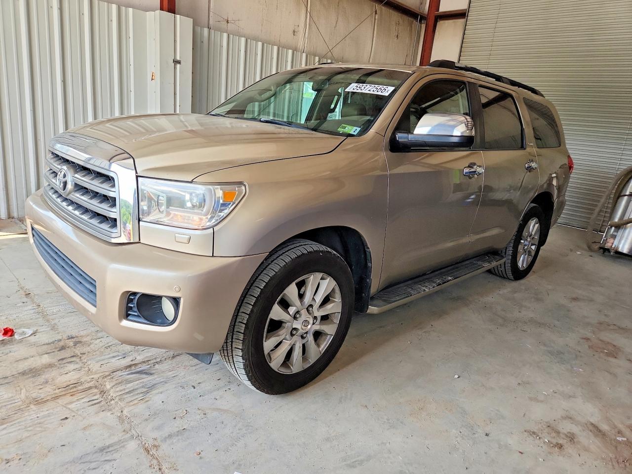 2008 Toyota Sequoia Platinum Gold vin: 5TDBY67A28S001291
